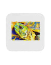 Menacing Turtle Watercolor Coaster-Coasters-TooLoud-1-Davson Sales