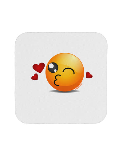 Kissy Face Emoji Coaster-Coasters-TooLoud-1-Davson Sales