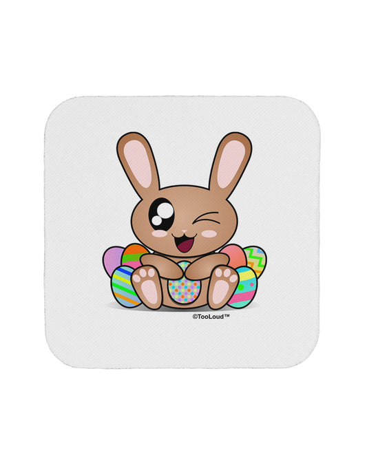 Cute Bunny with Eggs Coaster-Coasters-TooLoud-1-Davson Sales