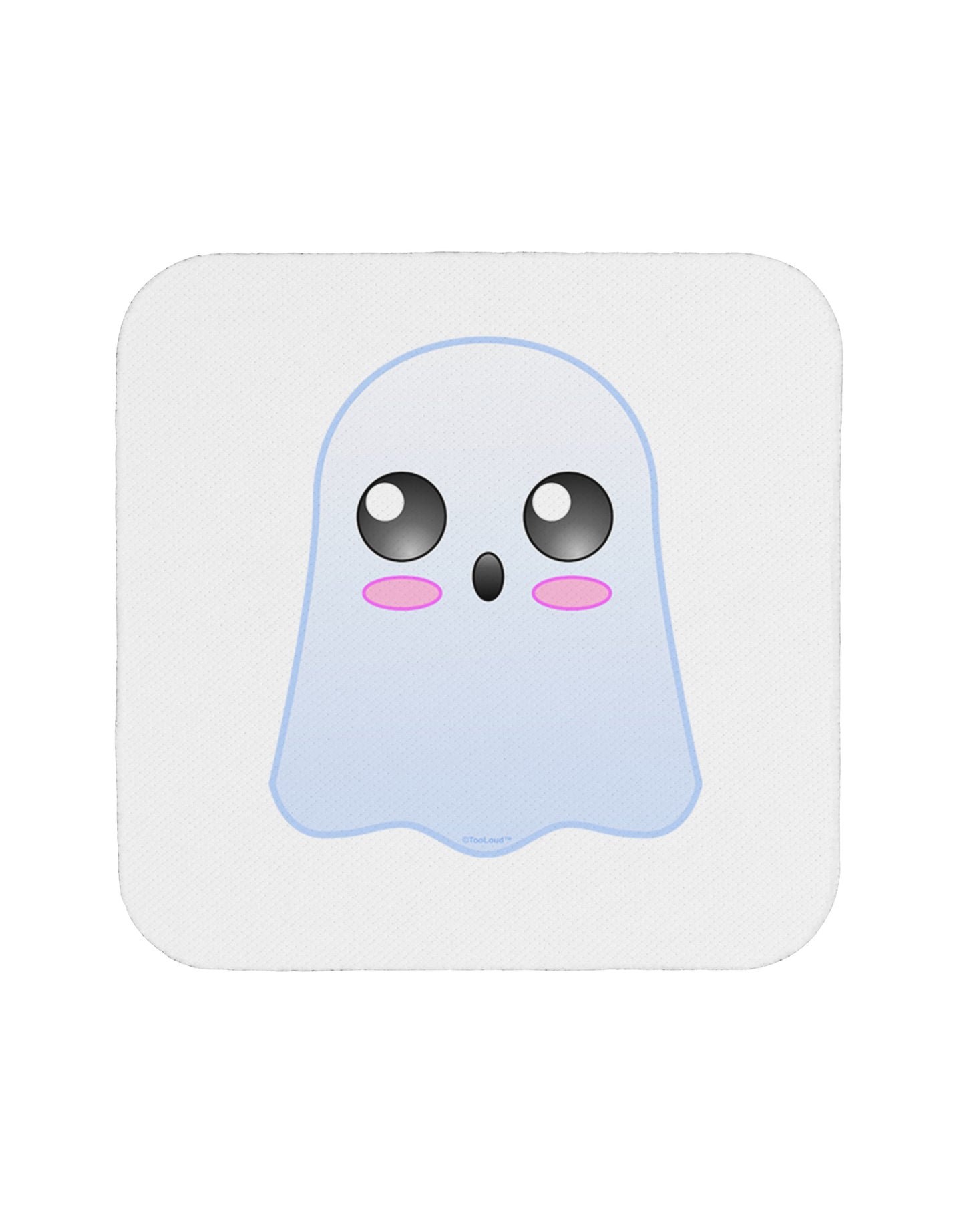 Gabe the Cute Ghost - Halloween Coaster-Coasters-TooLoud-White-Davson Sales