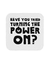 Turning the Power On Coaster by TooLoud-Coasters-TooLoud-1-Davson Sales