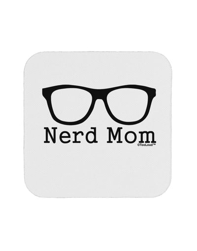 Nerd Mom - Glasses Coaster by TooLoud-Coasters-TooLoud-White-Davson Sales