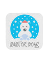 Matching Polar Bear Family - Sister Bear Coaster by TooLoud-Coasters-TooLoud-White-Davson Sales