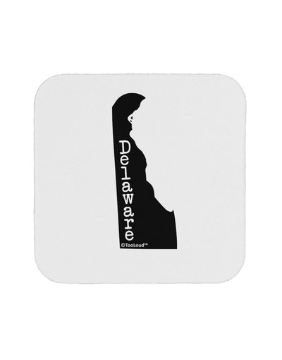 Delaware - United States Shape Coaster-Coasters-TooLoud-White-Davson Sales