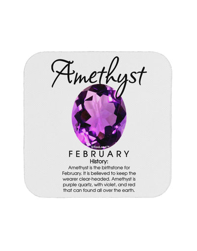 Birthstone Amethyst Coaster by TooLoud-Coasters-TooLoud-1-Davson Sales