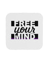 Free Your Mind Text Coaster-Coasters-TooLoud-1-Davson Sales