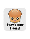 How I Roll Cute Roll Coaster-Coasters-TooLoud-White-Davson Sales