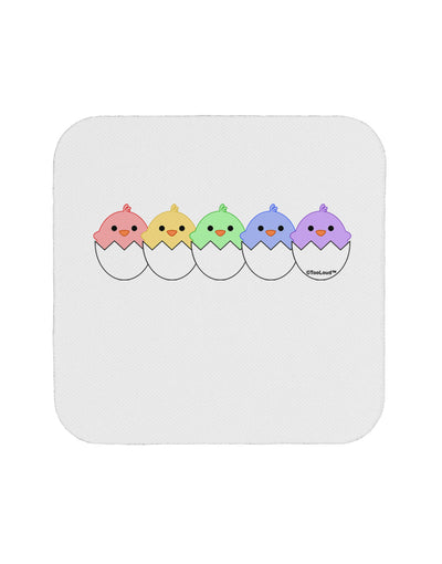 Cute Hatching Chicks Group #2 Coaster by TooLoud-Coasters-TooLoud-White-Davson Sales