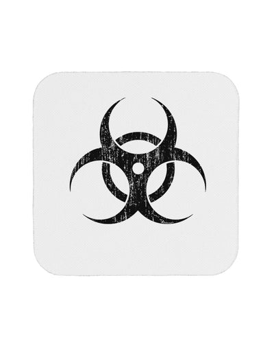 Biohazard Symbol - Vintage Apocalypse Coaster-Coasters-TooLoud-White-Davson Sales