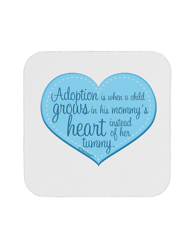 Adoption is When - Mom and Son Quote Coaster by TooLoud-Coasters-TooLoud-White-Davson Sales