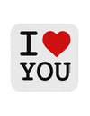 I Heart You Coaster-Coasters-TooLoud-White-Davson Sales