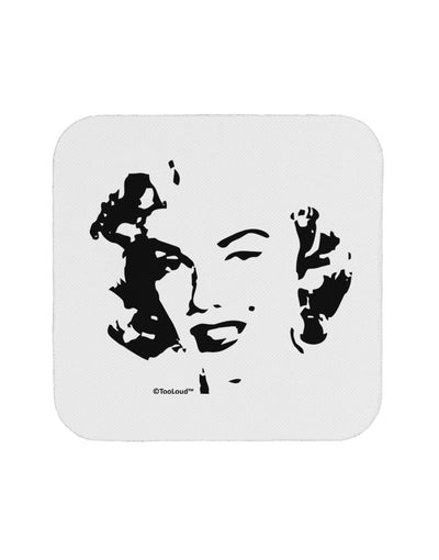 Marilyn Cutout Design Coaster by TooLoud-Coasters-TooLoud-White-Davson Sales