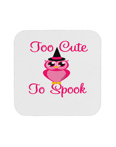 Owl Too Cute Pink Coaster-Coasters-TooLoud-White-Davson Sales