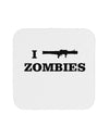 I Bazooka Zombies - Funny Apocalypse Coaster-Coasters-TooLoud-White-Davson Sales