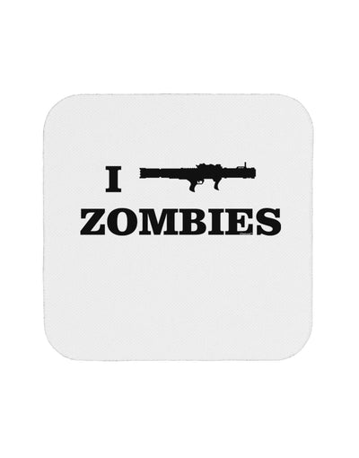 I Bazooka Zombies - Funny Apocalypse Coaster-Coasters-TooLoud-White-Davson Sales