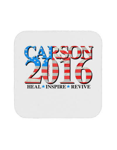 Carson Flag Slogan Coaster-Coasters-TooLoud-White-Davson Sales