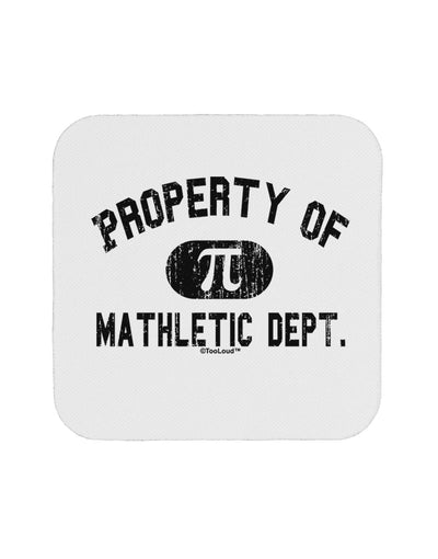 Mathletic Department Distressed Coaster by TooLoud-Coasters-TooLoud-White-Davson Sales