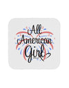 All American Girl - Fireworks and Heart Coaster by TooLoud-Coasters-TooLoud-White-Davson Sales