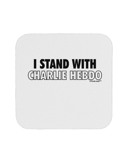I Stand With Charlie Coaster by TooLoud-Coasters-TooLoud-White-Davson Sales