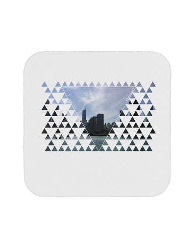 Chicago Triangles Coaster-Coasters-TooLoud-White-Davson Sales