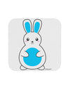 Cute Easter Bunny - Blue Coaster by TooLoud-Coasters-TooLoud-White-Davson Sales