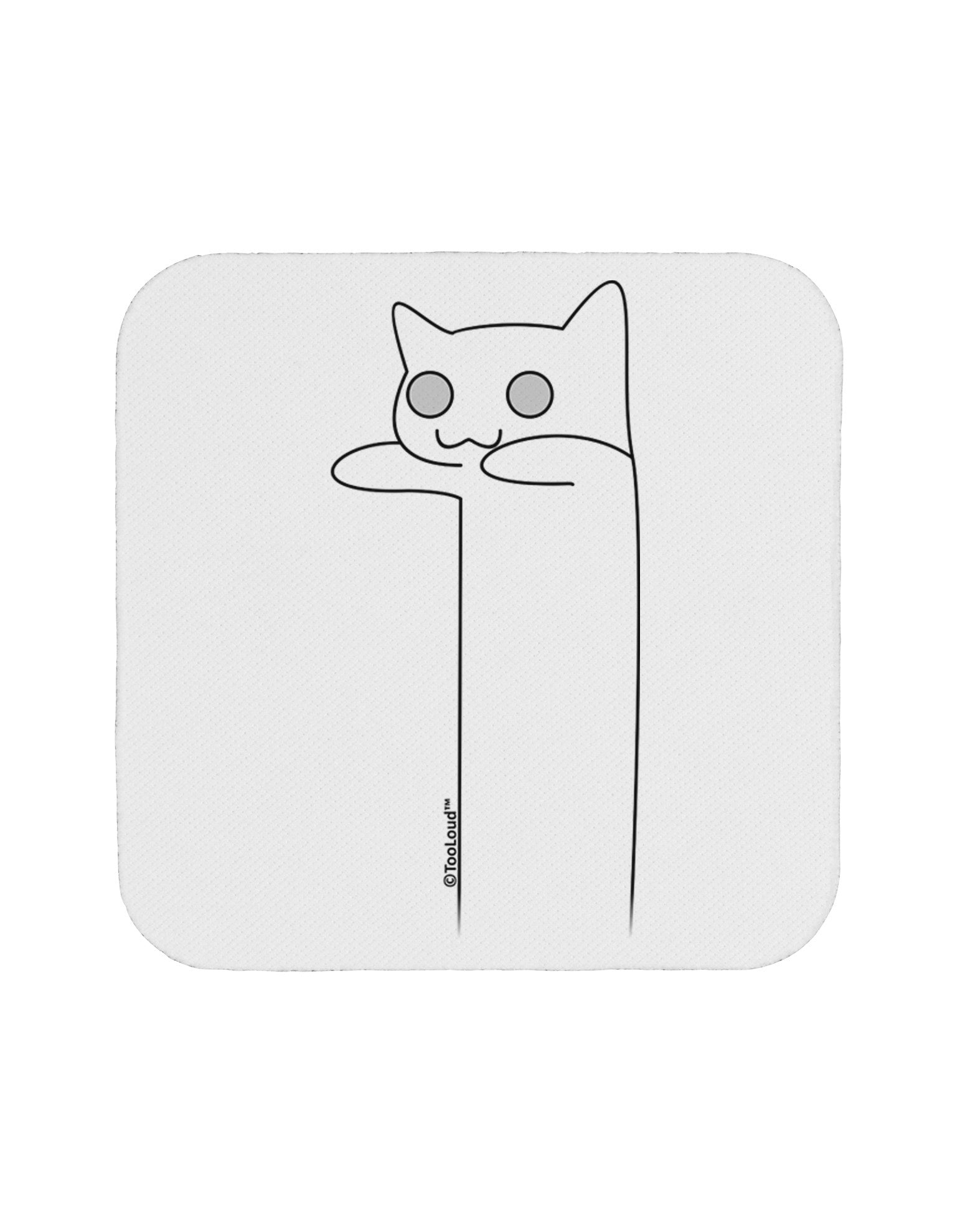 Longcat - Internet Humor Coaster by TooLoud-Coasters-TooLoud-White-Davson Sales