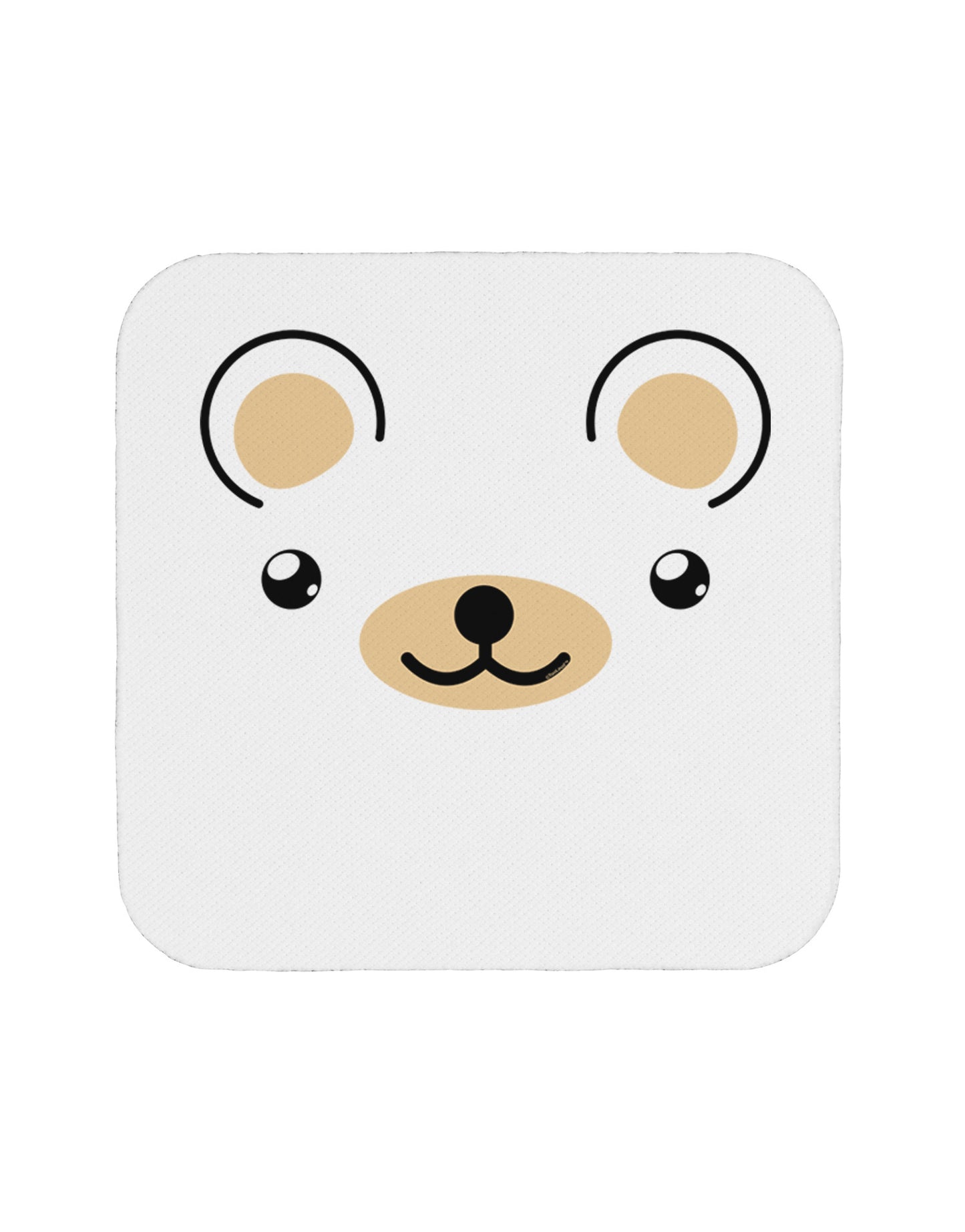 Kyu-T Ears - Beartholomew Teddy Bear Coaster-Coasters-TooLoud-White-Davson Sales