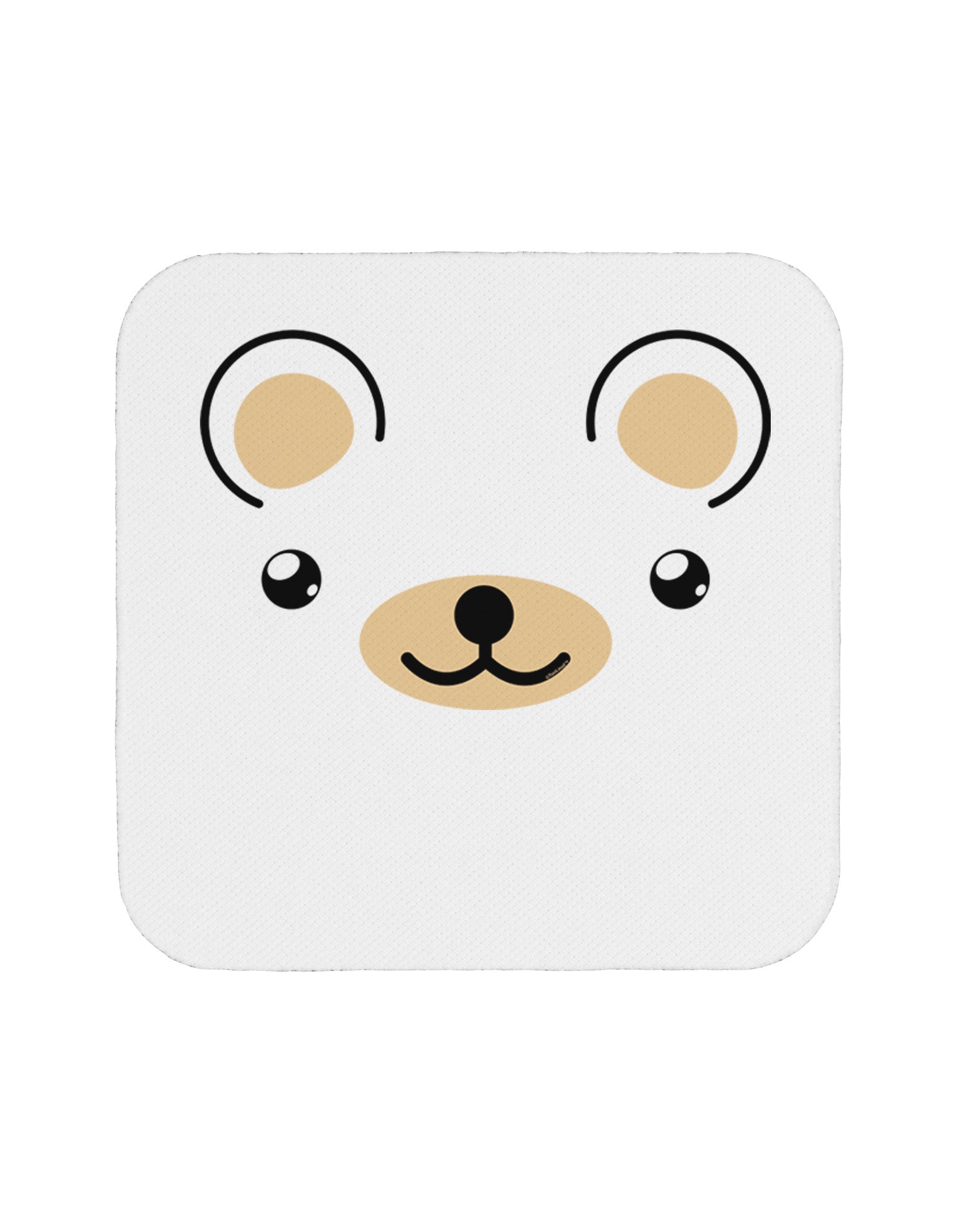 Kyu-T Ears - Beartholomew Teddy Bear Coaster-Coasters-TooLoud-White-Davson Sales