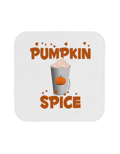 Pumpkin Spice Latte Hearts Coaster-Coasters-TooLoud-1-Davson Sales