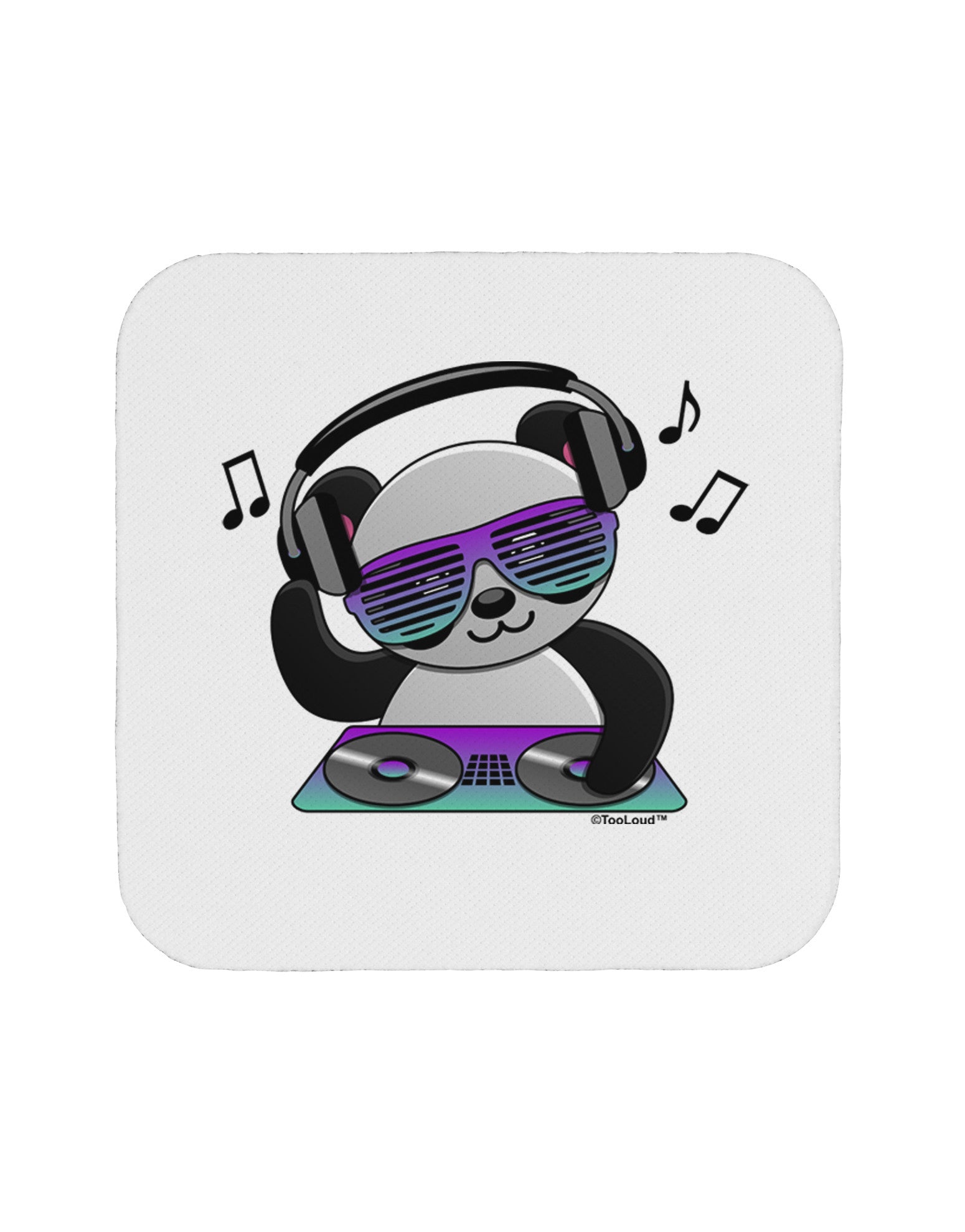 Panda DJ Coaster-Coasters-TooLoud-1-Davson Sales