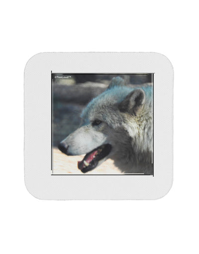 TooLoud White Wolf Face Coaster-Coasters-TooLoud-1-Davson Sales