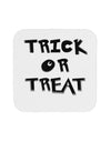 Trick or Treat Halloween Pumpkin Coaster-Coasters-TooLoud-White-Davson Sales