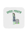 Ghoul Power - Funny Halloween Coaster-Coasters-TooLoud-White-Davson Sales