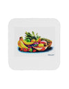 TooLoud Watercolor Fruit Bowl 3 Coaster-Coasters-TooLoud-White-Davson Sales