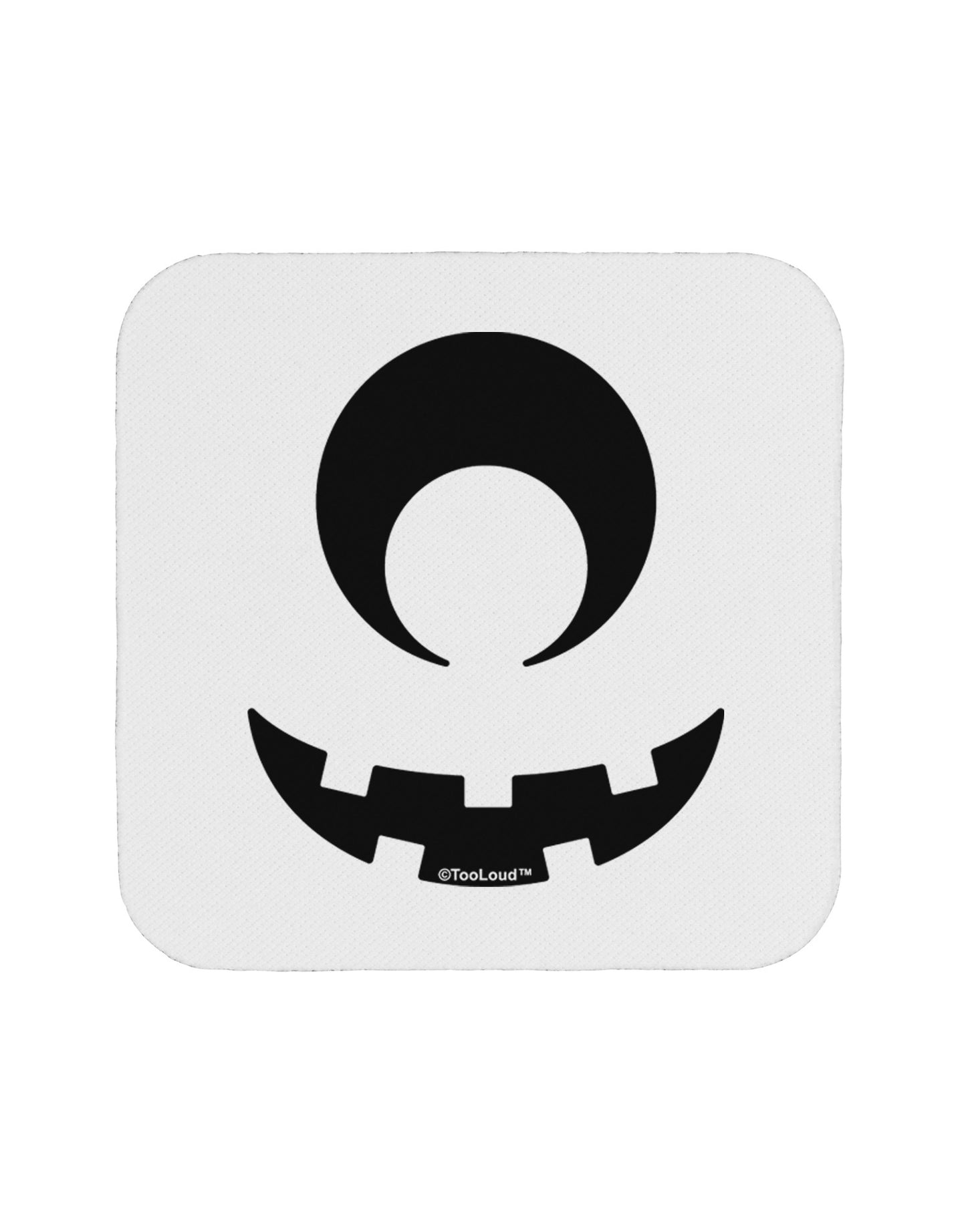 Cyclops Jack-o-Lantern Coaster-Coasters-TooLoud-White-Davson Sales