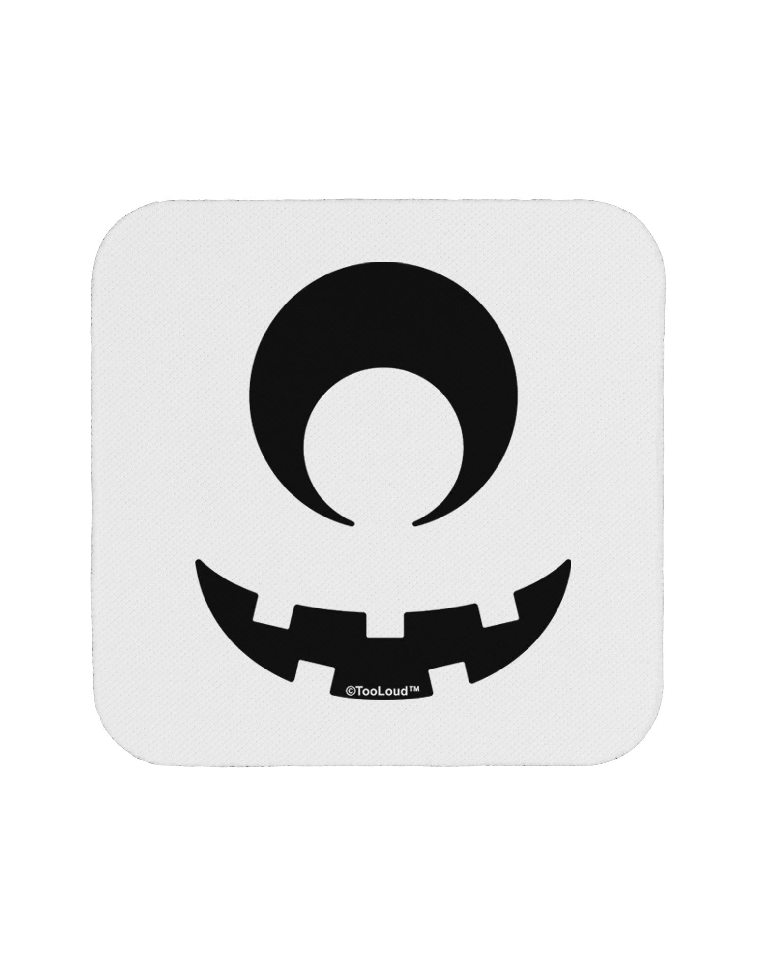 Cyclops Jack-o-Lantern Coaster-Coasters-TooLoud-White-Davson Sales