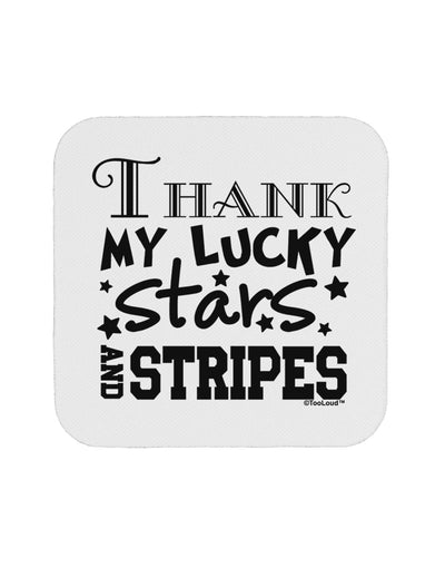 Thank My Lucky Stars and Stripes Coaster by TooLoud-Coasters-TooLoud-White-Davson Sales