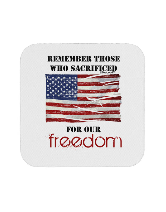 Remember - Veterans Coaster-Coasters-TooLoud-White-Davson Sales