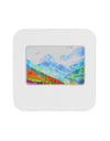 CO Fog Mountains Watercolor Coaster-Coasters-TooLoud-1-Davson Sales