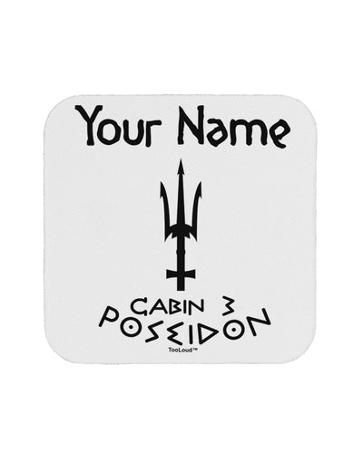 Personalized Cabin 3 Poseidon Coaster-Coasters-TooLoud-White-Davson Sales