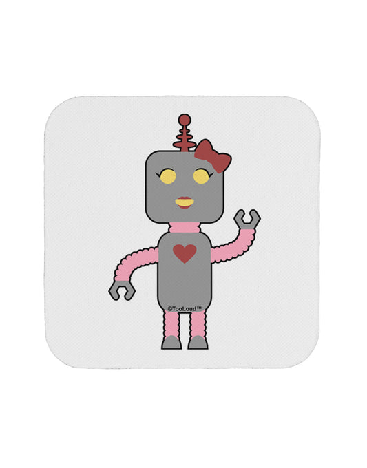 Cute Robot Female Coaster by TooLoud-Coasters-TooLoud-1-Davson Sales