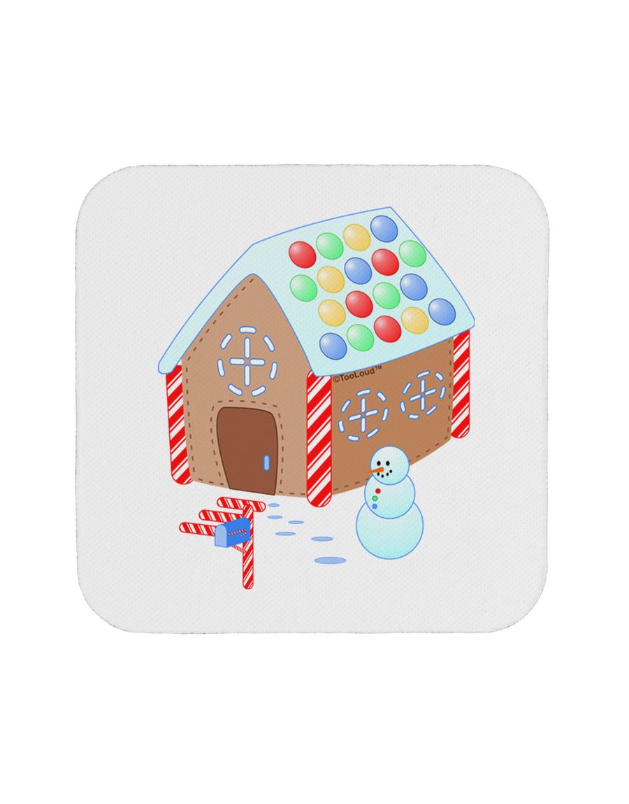 Little Gingerbread House Design #1 Coaster by TooLoud-Coasters-TooLoud-White-Davson Sales