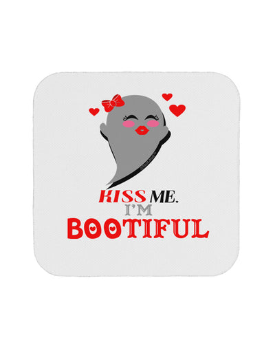 Kiss Me BOOtiful Ghost Red Coaster-Coasters-TooLoud-White-Davson Sales