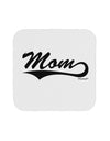 Mom - Sports Tail Script Coaster by TooLoud-Coasters-TooLoud-White-Davson Sales