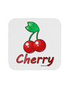 Cherry Text Coaster-Coasters-TooLoud-White-Davson Sales