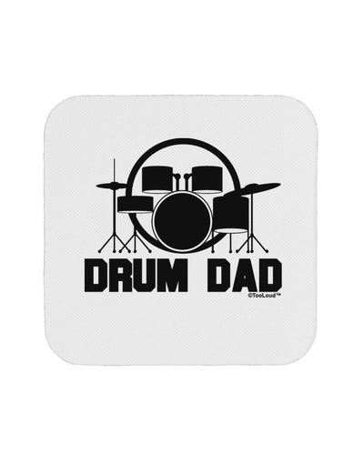 Drum Dad Coaster by TooLoud-Coasters-TooLoud-White-Davson Sales