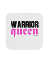 TooLoud Warrior Queen Pink Script Coaster-Coasters-TooLoud-White-Davson Sales