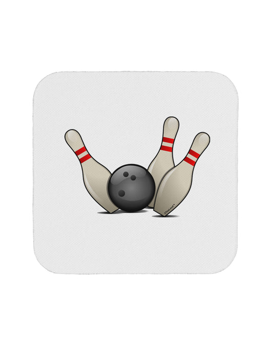 Bowling Ball with Pins Coaster-Coasters-TooLoud-1-Davson Sales
