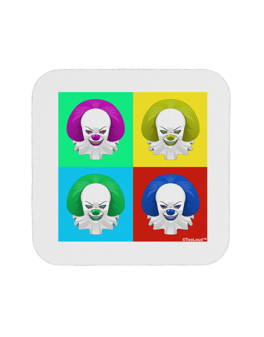 Clown Face Pop Art 2 Coaster-Coasters-TooLoud-White-Davson Sales