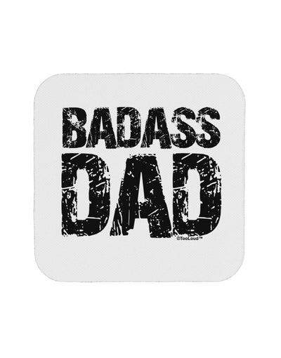 Badass Dad Coaster by TooLoud-Coasters-TooLoud-White-Davson Sales